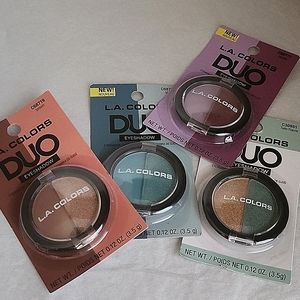 L.A.Colors Duo Eyeshadow Lot of 4(ASSORTED)